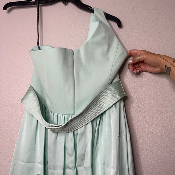 WHITE by Vera Wang VW360215 NWT one shoulder - Picture 4 of 9